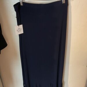 Chico's knit fringe skirt